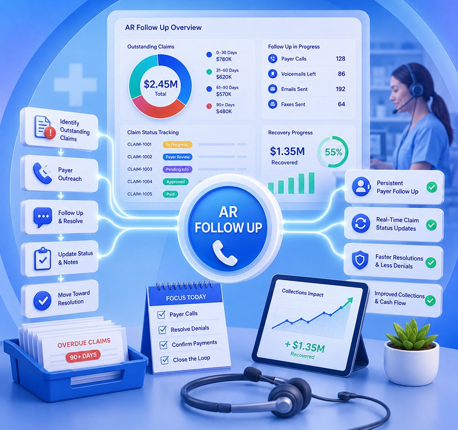 AR Follow-Up Services for Medical Practices hero image